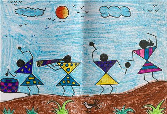 Learn Tribal Art: Warli Painting for Kids & Teens - Ages: 5-17 | skilldeer