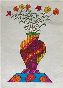 Beautiful Flowers In The Vase - Deepak Arts - Paintings & Prints, Flowers,  Plants, & Trees, Flowers, Flowers I-Z, Roses - ArtPal