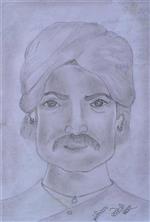 Revolutionary Raghoji Bhangare Painting by Maya Veer