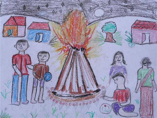 Holi drawing ideas: Easy, artistic illustrations for kids on festival of  colours | Viral News, Times Now