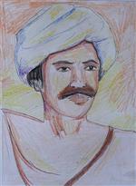 Tribal freedom fighter Painting by Suraj Raman Kakad