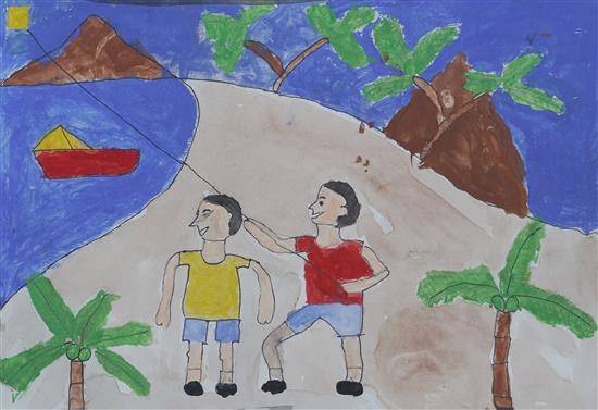 Đây là hình ảnh của cuộc thi nghệ thuật dành cho trẻ em! Hãy xem và cảm nhận tài năng và sự sáng tạo của các em nhỏ.