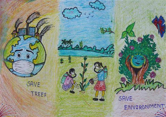 save soil drawing/save Nature drawing/save environment day drawing | By  Easy Drawing SAFacebook
