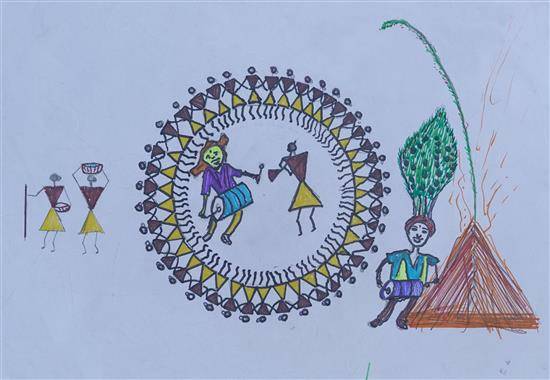 HOW TO DRAW DIWALI DIYA/DEEPAVALI FESTIVAL DRAWING /DIYA DRAWING CHART/EASY  DIWALI DIYA POSTER | Diwali drawing, Art drawings for kids, Sketch book