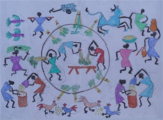 Warli Art Tribal Art of India | History of Warli Paintings | Indian folk  art – MeMeraki