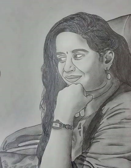 Mother My Designer, painting by K Surya Aarush