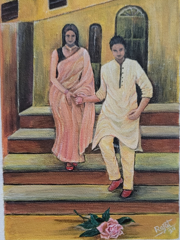 Painting  by Rajat Kumar Das - Come along