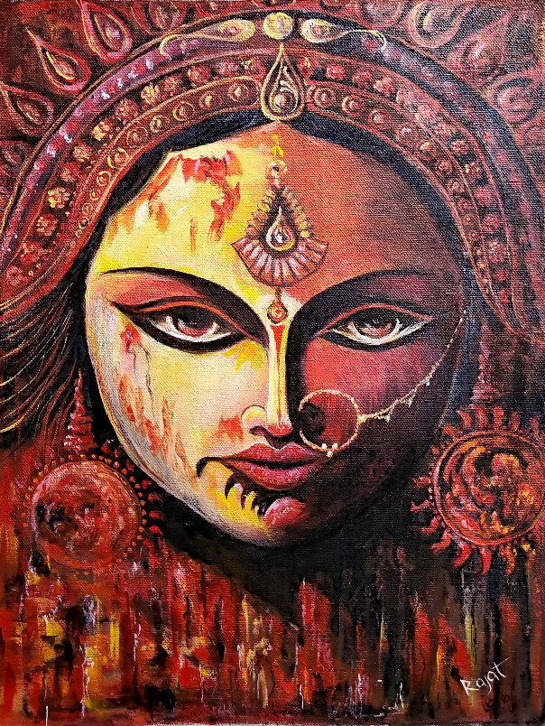 Painting  by Rajat Kumar Das - Devi