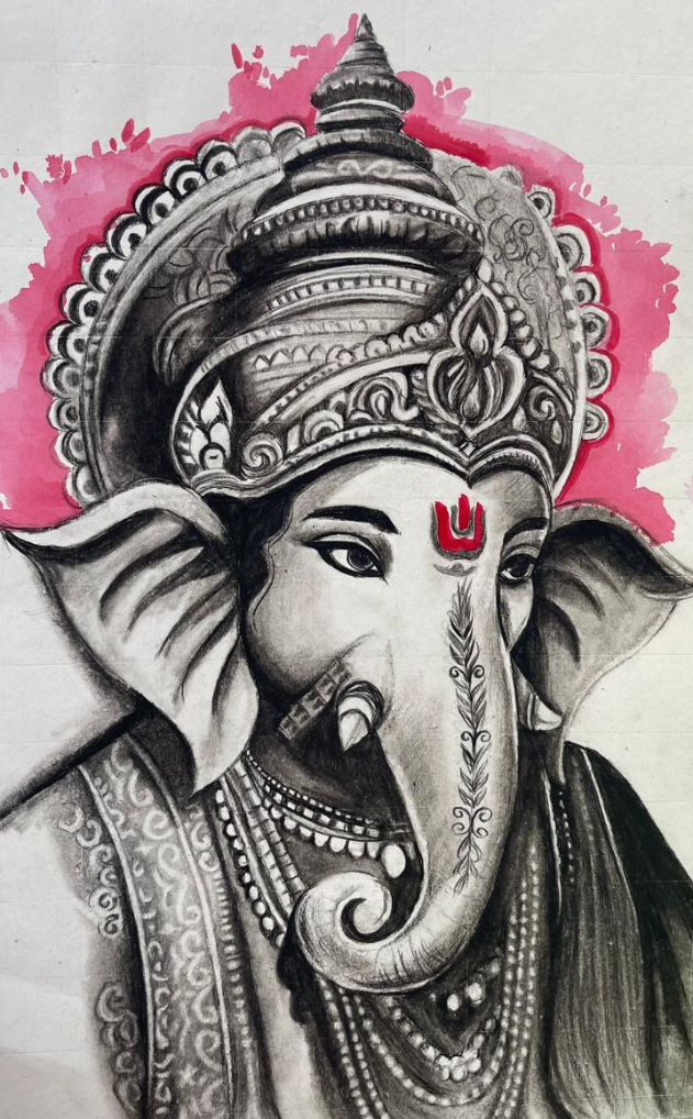 Painting  by Kashish Desai - Ganpati