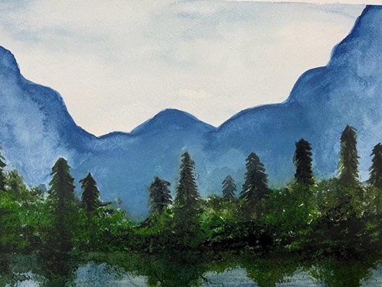 Nature, painting by Kashish Desai