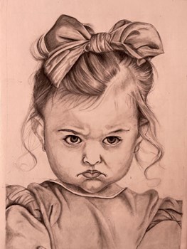 Cute Baby, painting by Kashish Desai