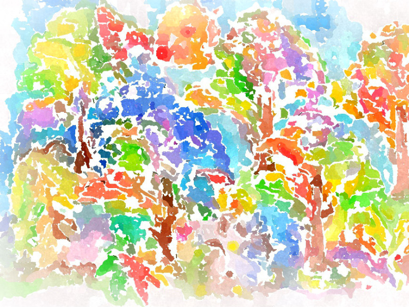 Colours of Autumn, Painting by Artist Hilde Kvale Colours of Autumn, Painting by Artist Hilde Kvale