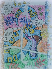 Painting by Hilde Kvale - I am Painting by Hilde Kvale - I am