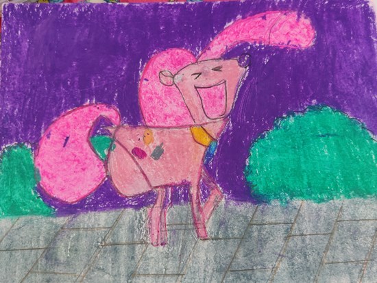 Pinky pie, painting by Avigna Sree