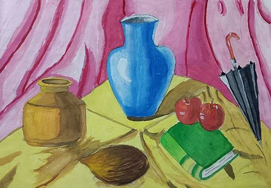 Still life, painting by Kaavya Shah