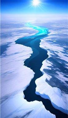 Painting by Mahesh Tolani - The Dying Atlantic Painting by Mahesh Tolani - The Dying Atlantic