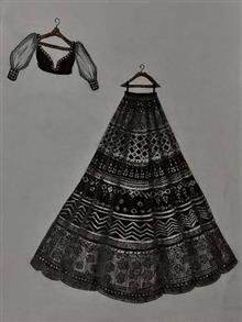 Painting  by Anuradha Devi - Timeless Elegance in Threads Painting  by Anuradha Devi - Timeless Elegance in Threads