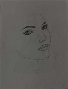 Painting  by Anuradha Devi - The Gaze of Confidenc Painting  by Anuradha Devi - The Gaze of Confidenc