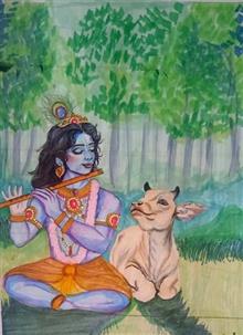 Painting  by Usha Chauhan - peace Painting  by Usha Chauhan - peace