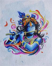 Painting  by Dhanshree Agrawal - THE SOUL OF MY MIND Painting  by Dhanshree Agrawal - THE SOUL OF MY MIND