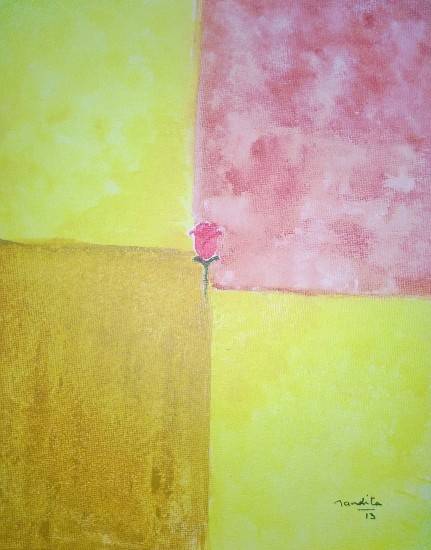 Painting  by Nandita Sharma - The Rose