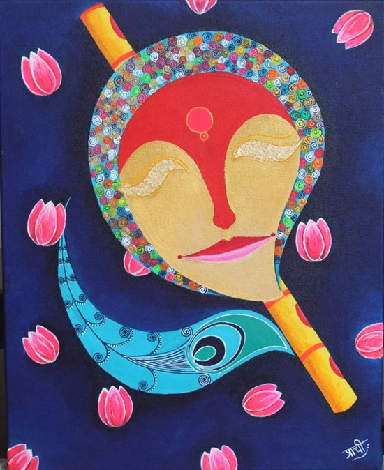 Ardour-2, painting by Prachi Gorwadkar