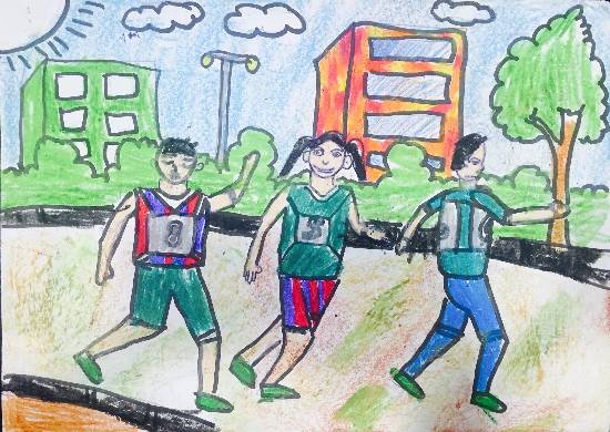National Sports Day Drawing || National Sports Day Poster Drawing ||  National Sports Day Painting - YouTube | National sports day, Sports day  poster, Sports day