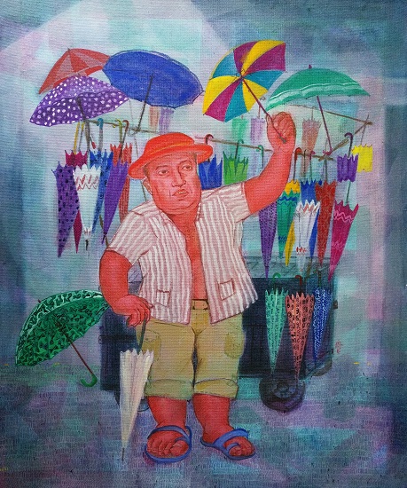 Umbrella seller on sale