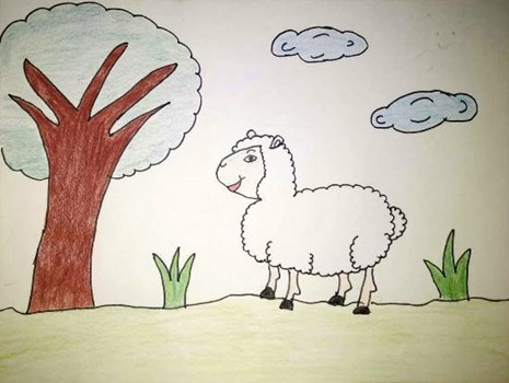 sheep painting kids