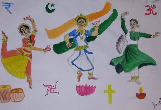 Celebrate Unity in India Through Vibrant Painting