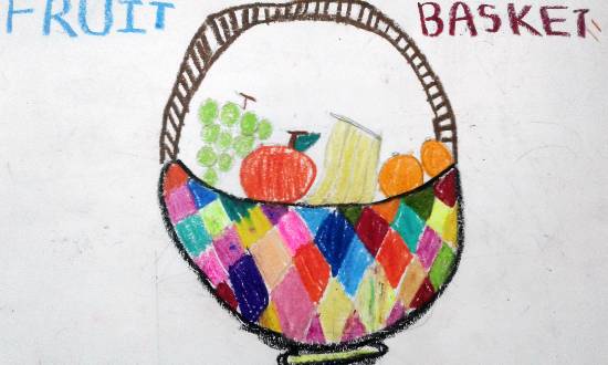 How to draw Fruit Basket Easy step by step | Fruit Bowl Drawing | Fruit  Basket drawing - YouTube