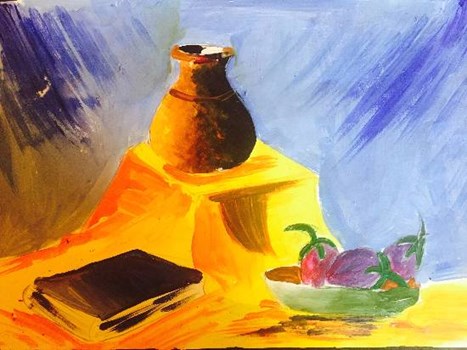 Still Life, painting by Suhani Bhattacharyya