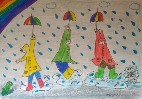 rainy day drawing competition