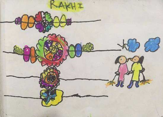 Raksha bandhan drawing easy for kids - YouTube