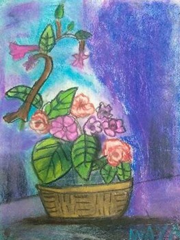 Bức vẽ lọ hoa đầy màu sắc và tinh tế mang tên Flower Basket Painting sẽ làm cho trái tim bạn rung động. Với những đường nét mềm mại và sắc màu sáng tạo, bức tranh tạo nên một không gian xanh rực rỡ, rất thích hợp để trang trí nội thất. Bắt đầu chiêm ngưỡng tác phẩm này và cảm nhận được món quà tinh thần này mang lại!