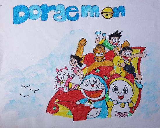 Doraemon Finger Family Nursery Rhyme - Dailymotion Video