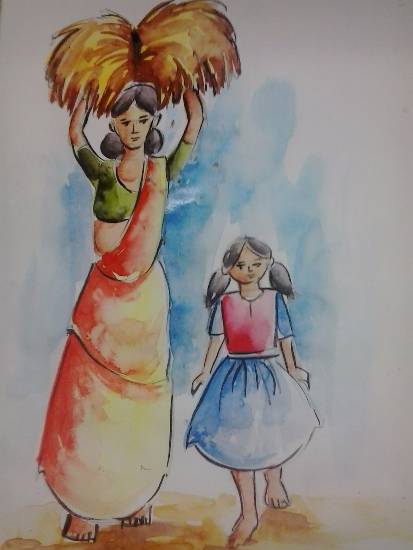 Womens Day Drawing competition | G.DHARSHANA
