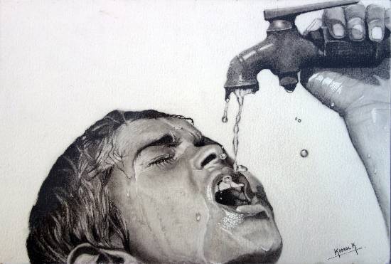 Save Every Drop of Water Poster Making – Meghnaunni.com