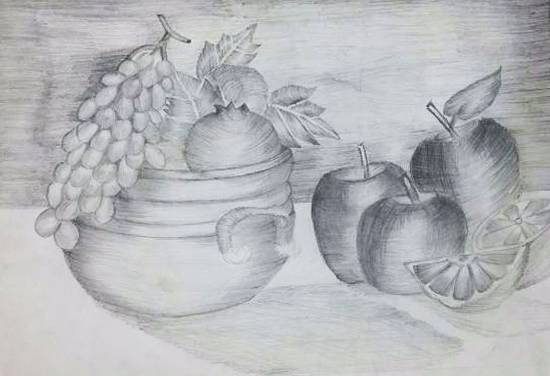 Drawing Sketch Lineart Fruit Fruit Basket PNG Images | PSD Free Download -  Pikbest