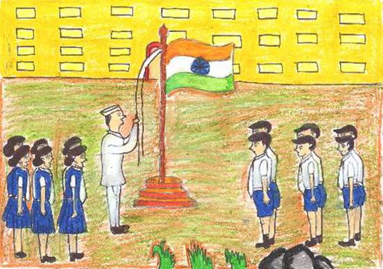 Republic Day school celebration | Republic Day drawing competition | Republic  Day in school - YouTube | Independence day drawing, Drawing competition, Republic  day