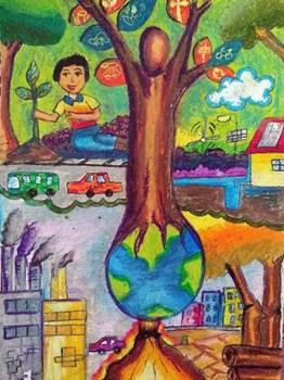 save earth save environment drawings