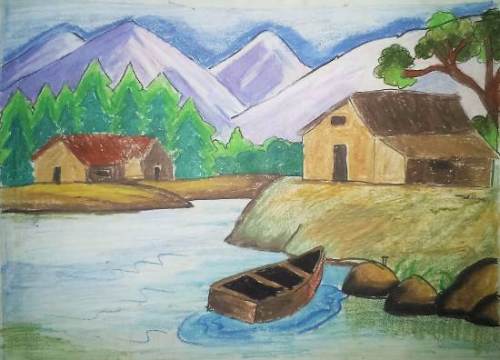 Monsoon Painting by Tanmay Sameer Karve