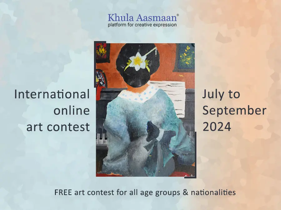 Participate in Khula Aasmaan art contest July to September 24