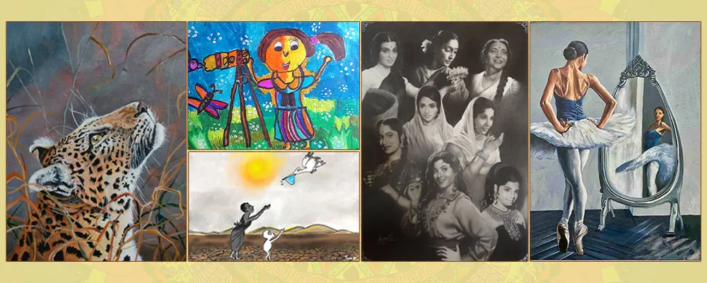 Shortlisted artworks from Khula Aasmaan art contest - July to September 2024