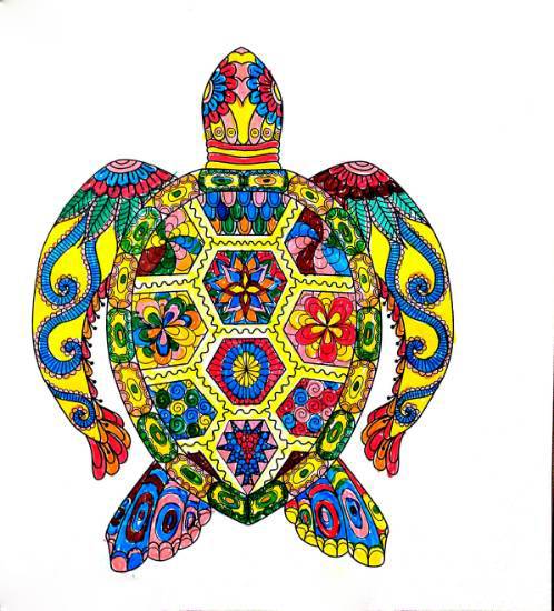 Painting by Prerna Tyagi - Tortoise