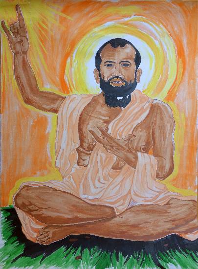 Painting by Lebaiso Chaitom - Ramakrishna Paramahamsa